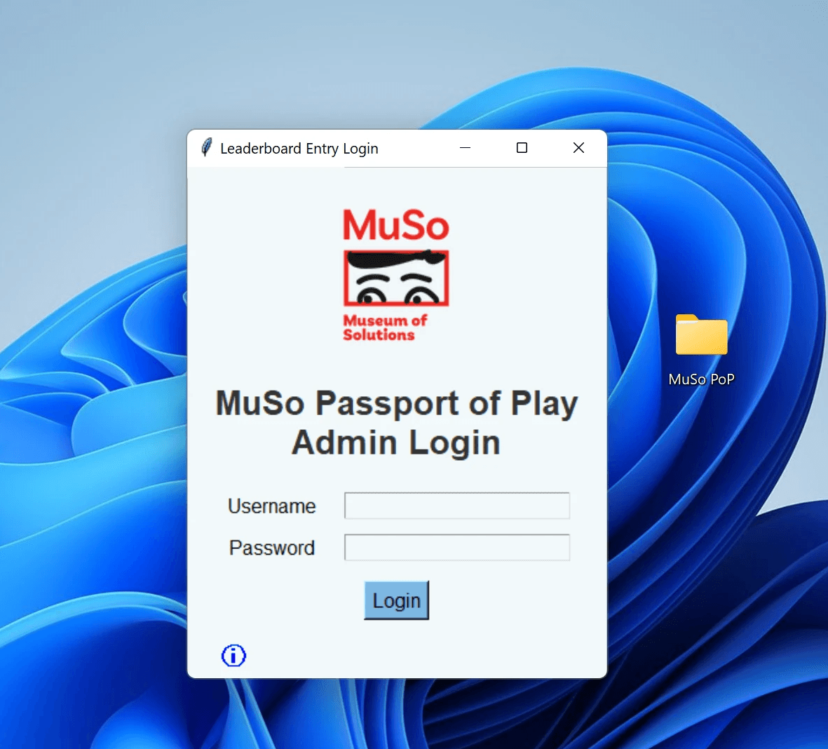 PoP Admin App v2.0 interface